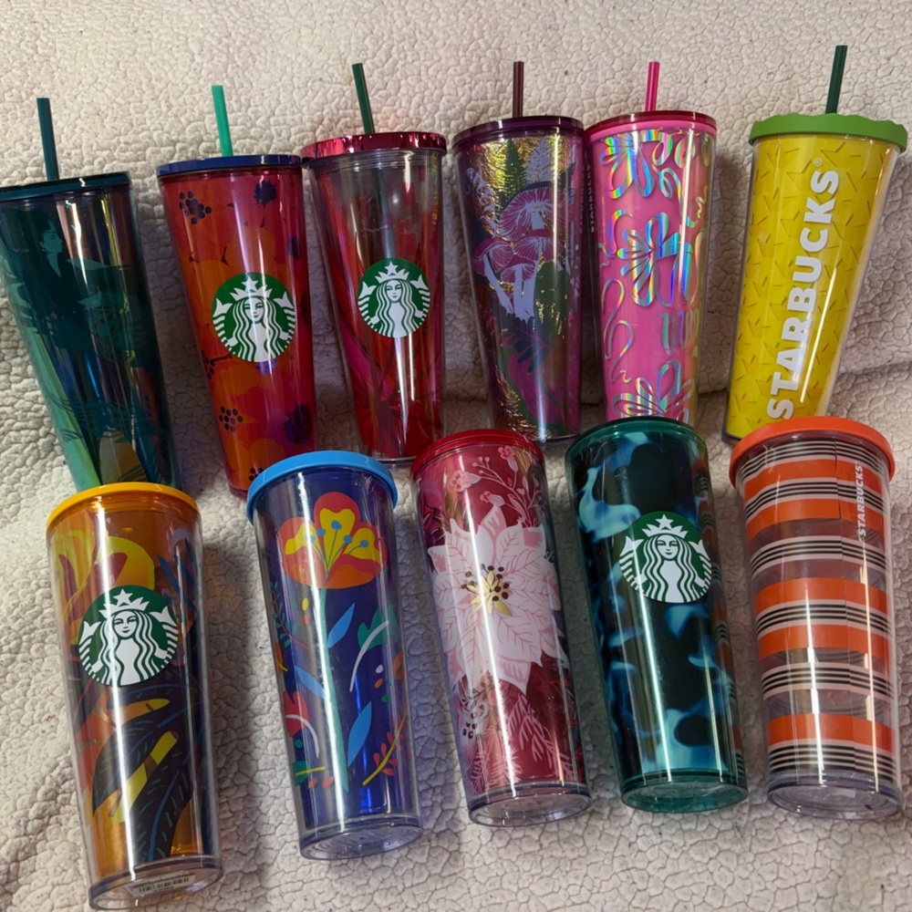24 oz Starbucks Multicolor Tumbler